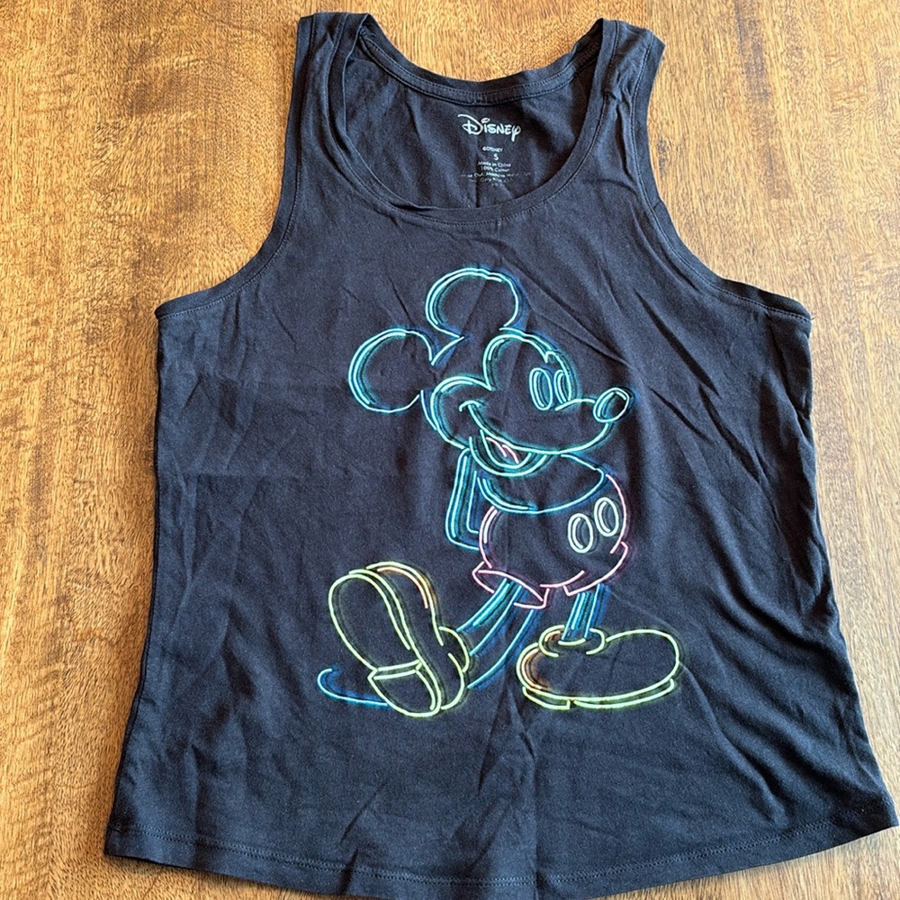 Neon Mickey Tee Women’s XS (2)
